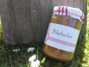 Rhabarber Fruchtaufstrich